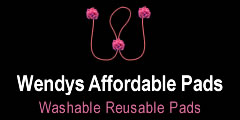 Wendys Re-Usable Pads Logo